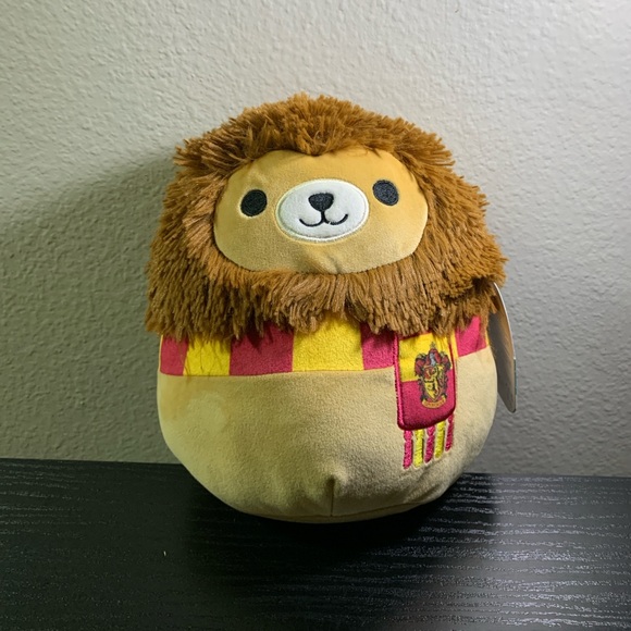Harry Potter Gryffindor Squishmallows Brown Lion Scarf 8" Wizarding World - Picture 1 of 7